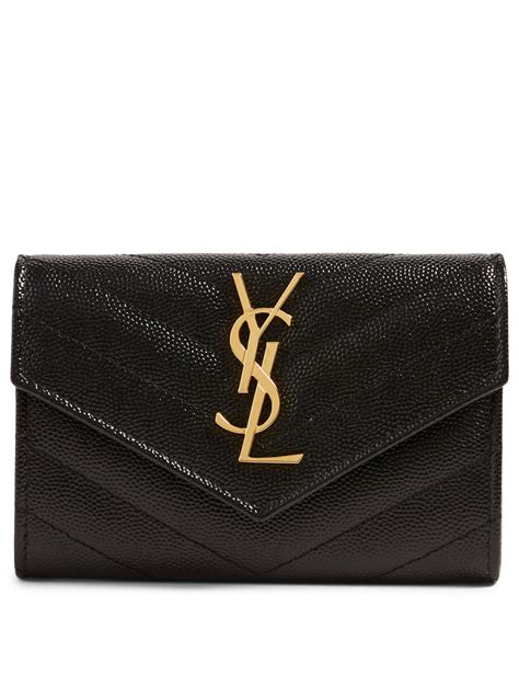 new ysl monogram crocodile patent leather wallet|Saint Laurent Wallets & Card Cases for Women .